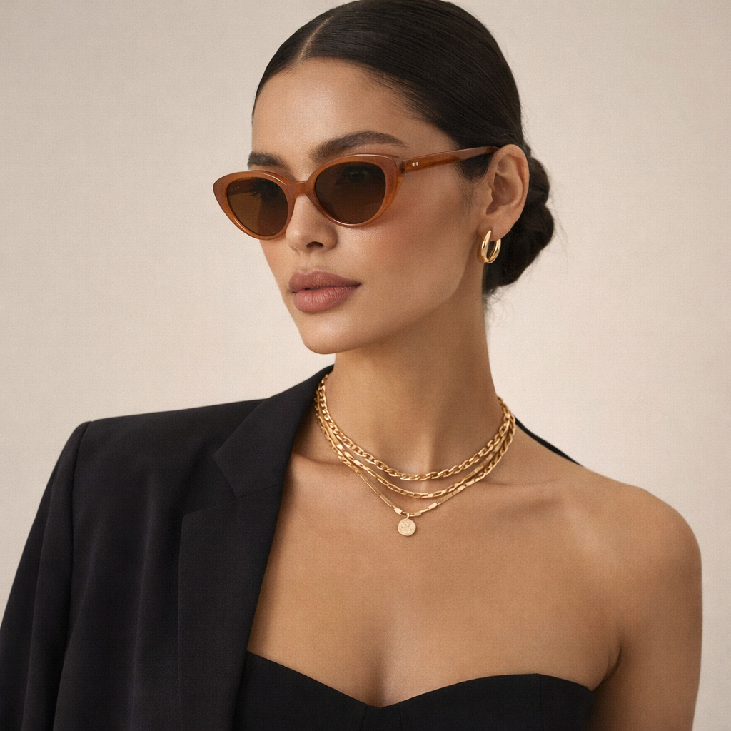 Kat Sunglasses Brown