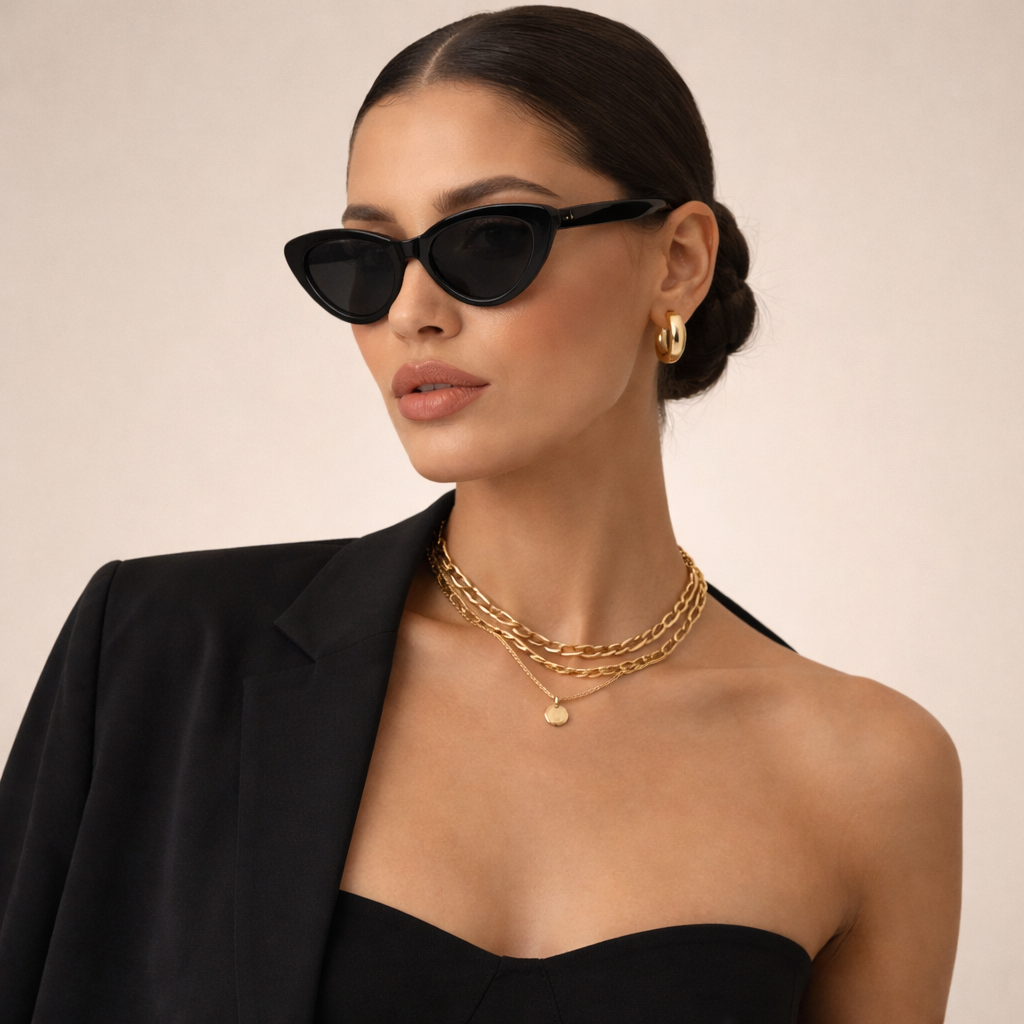 Kat Sunglasses Black