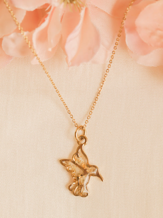 The White Hummingbird Necklace
