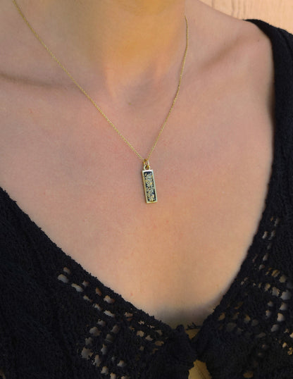 The Black Rectangle Necklace