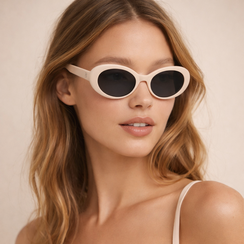 Sophia Sunglasses White