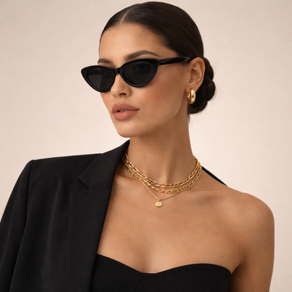 Kat Sunglasses Black