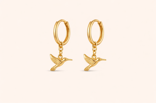 Hummingbird Earring Hoops