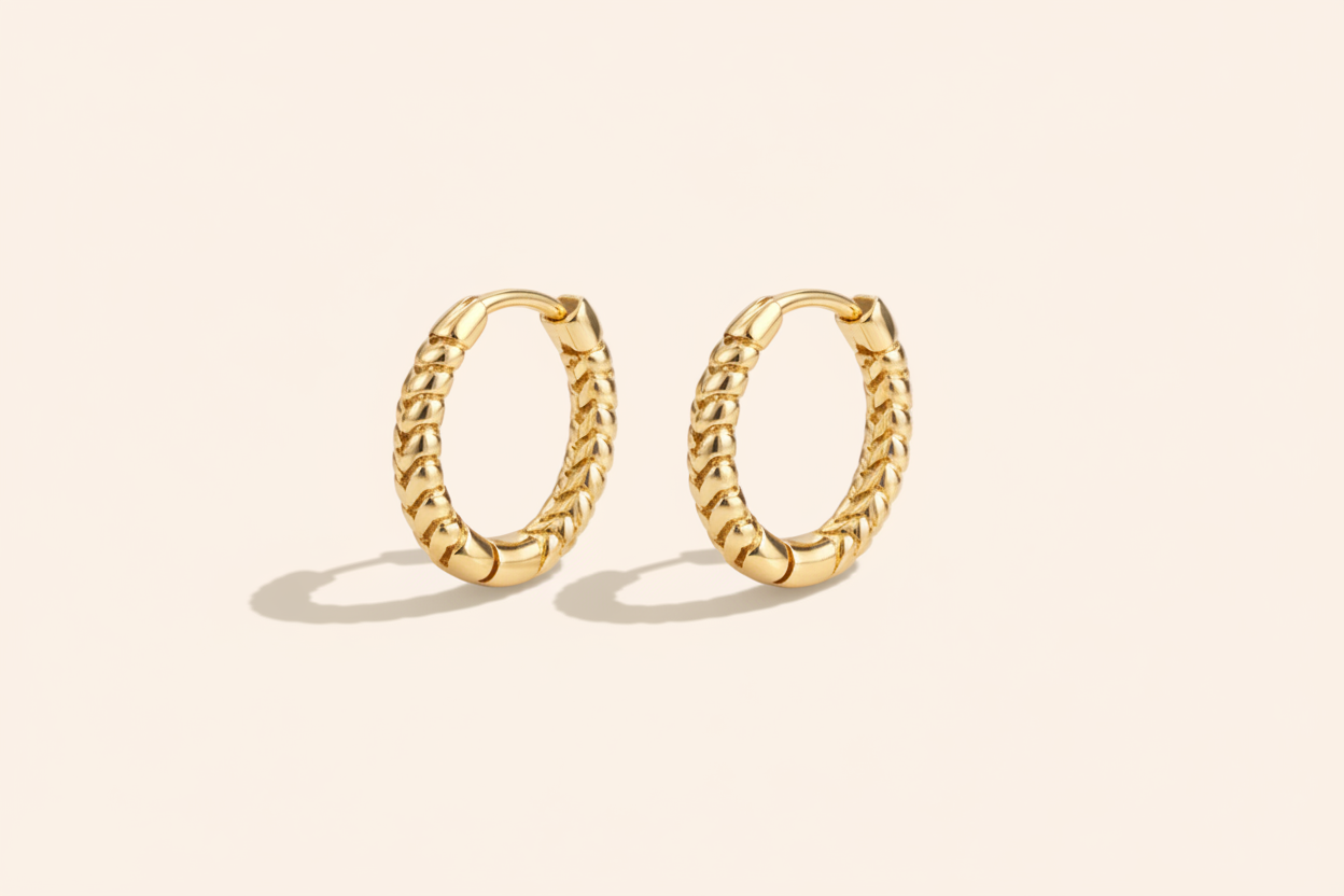 Zoey Twist Hoops