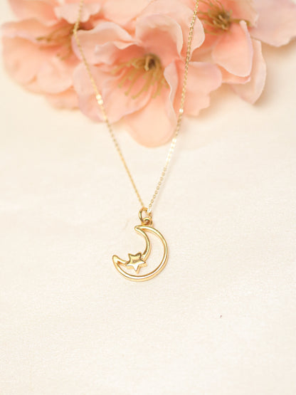 Design The Star & Moon Necklace