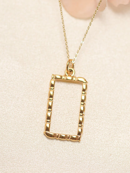 Design The Textured Rectangle Necklace