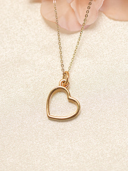 Design The Side Heart Necklace