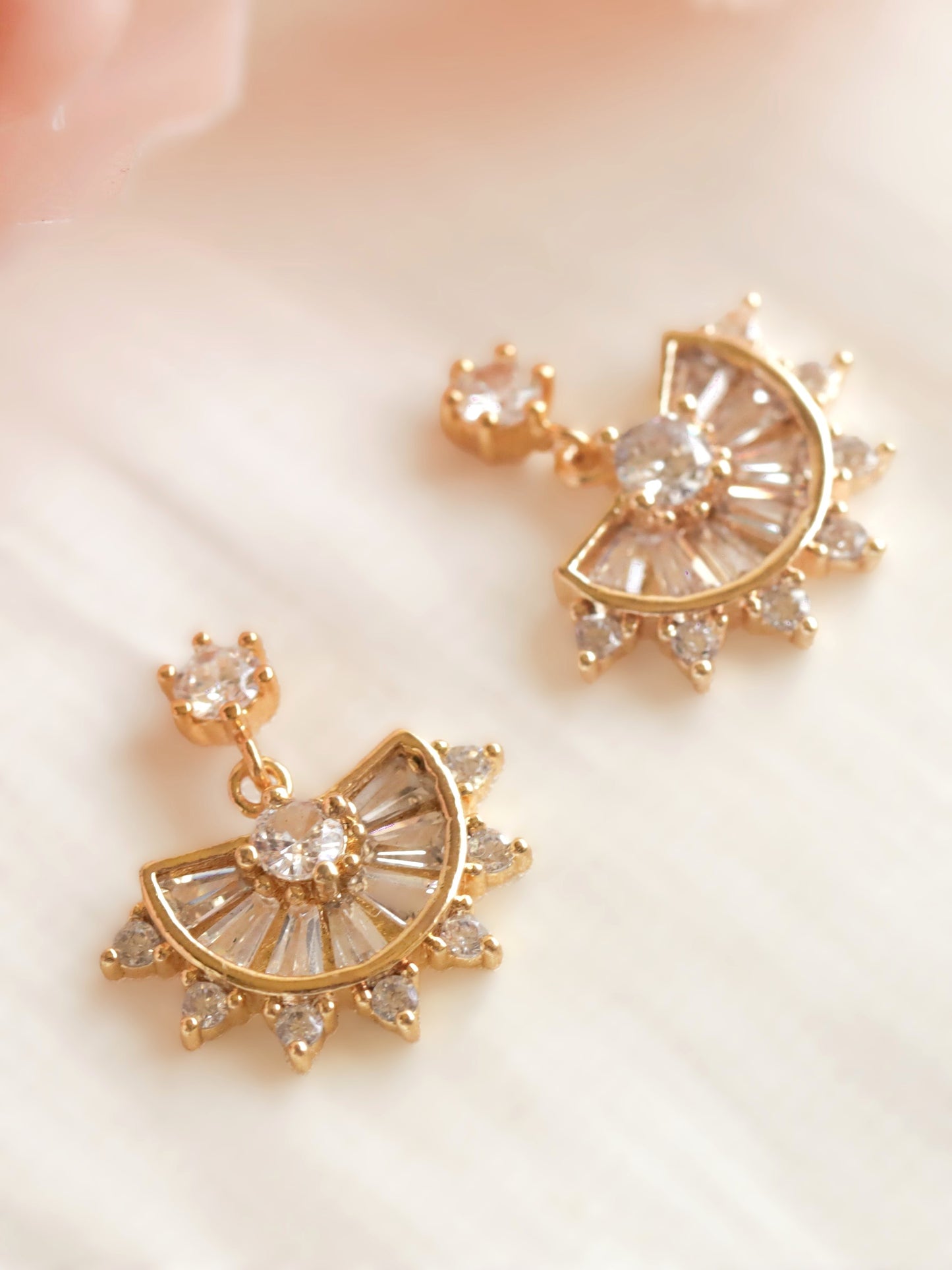 Sunburst Stud Earrings