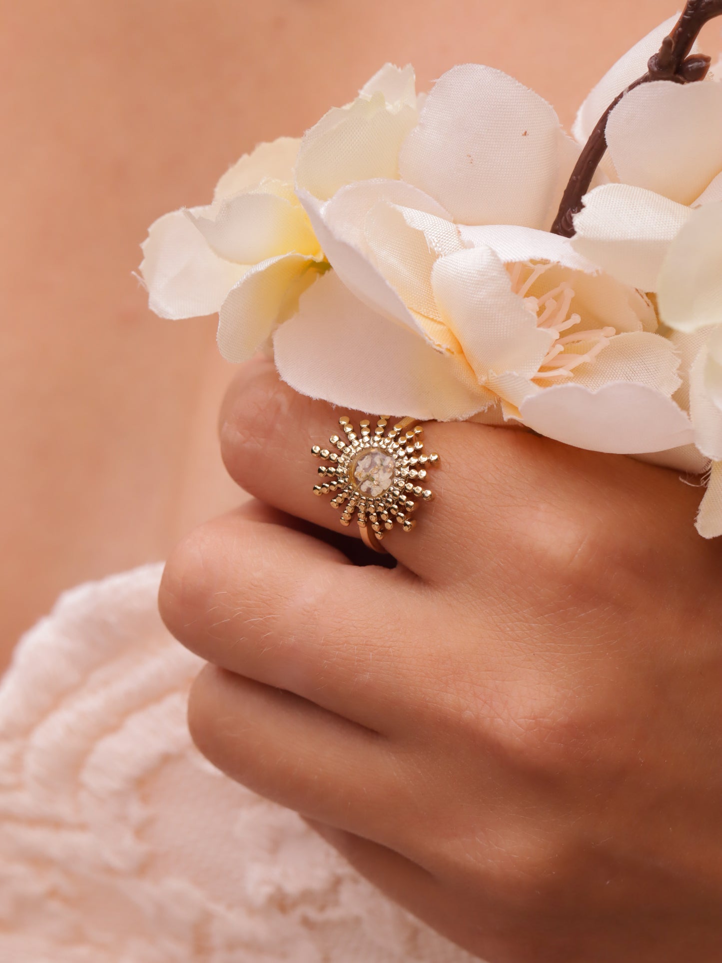 The White Serena Ring