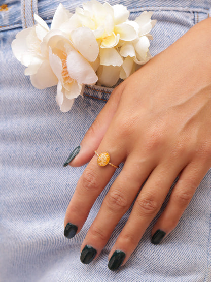 The Orange Lyla Ring