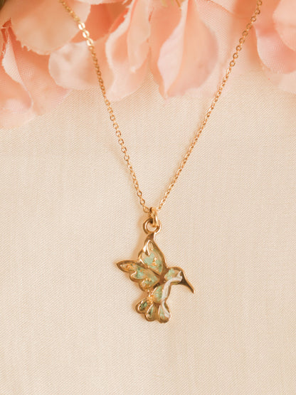 The Blue Hummingbird Necklace