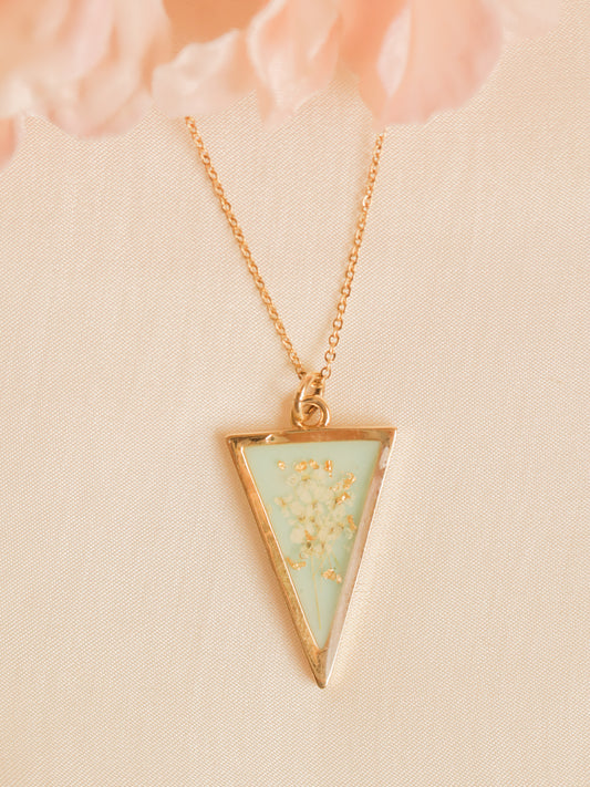 The Blue Triangle Necklace