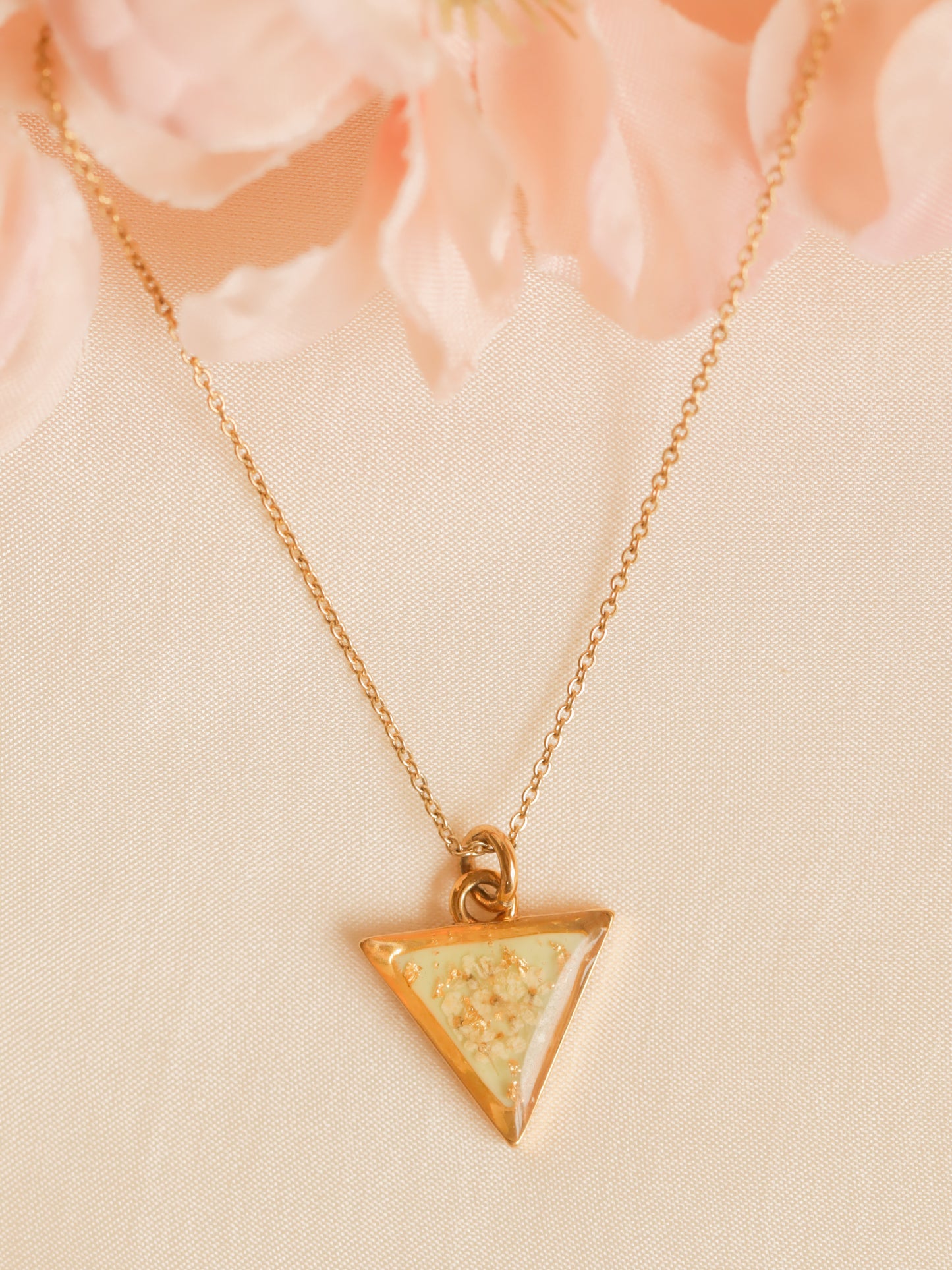 The Sage Mini Triangle Necklace