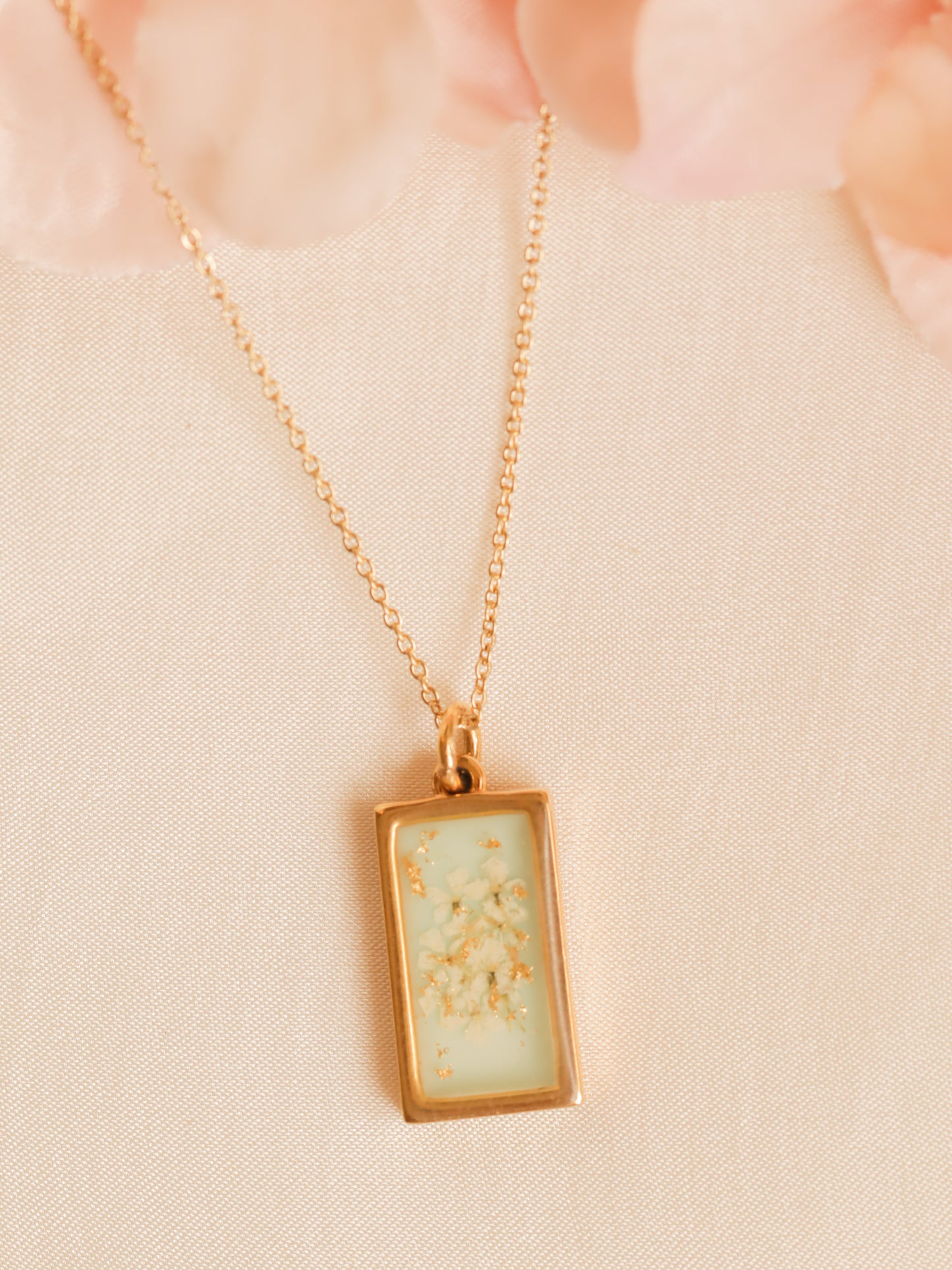 The Blue Rectangle Necklace