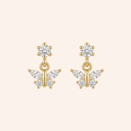 Mini Butterfly Earrings