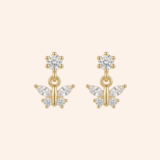Mini Butterfly Earrings
