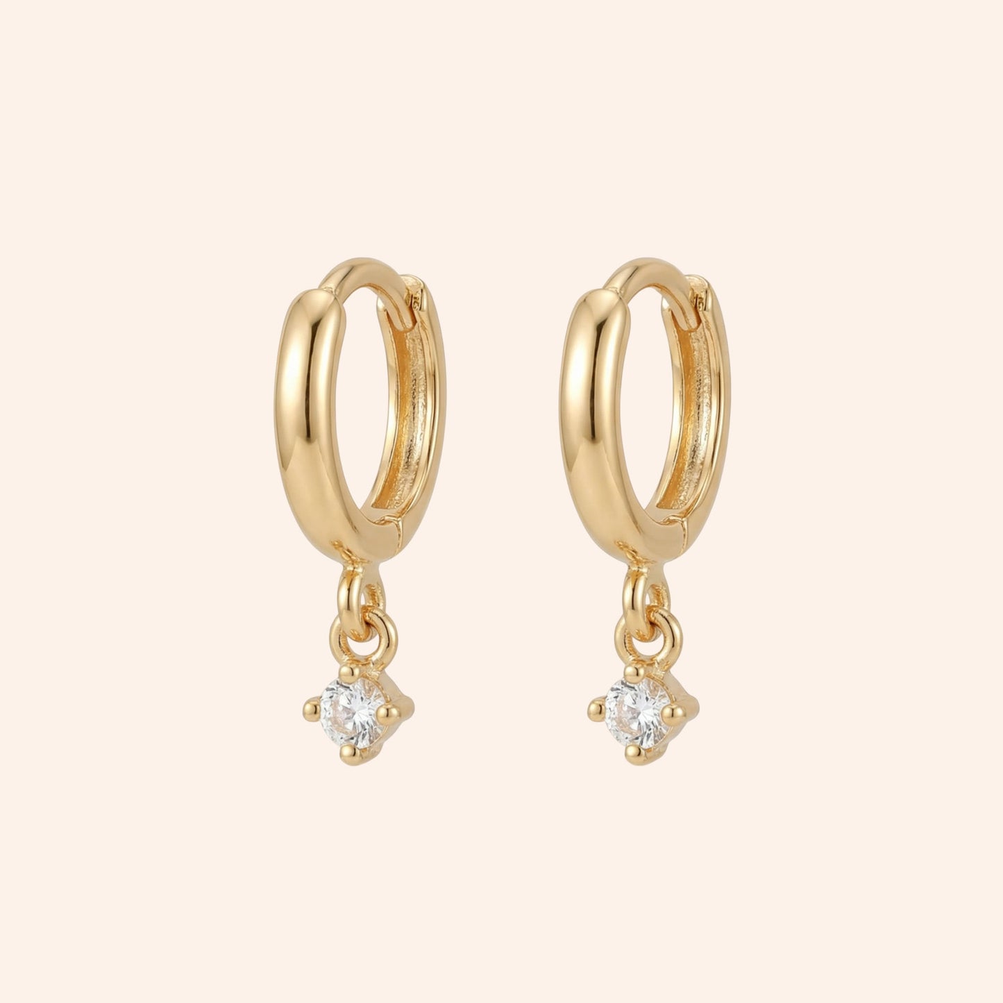 Mini Diamond Hoops