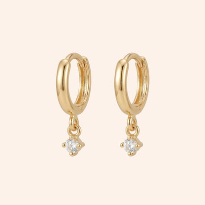 Mini Diamond Hoops
