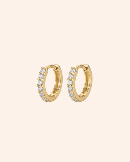 Mini Diamond Hoops