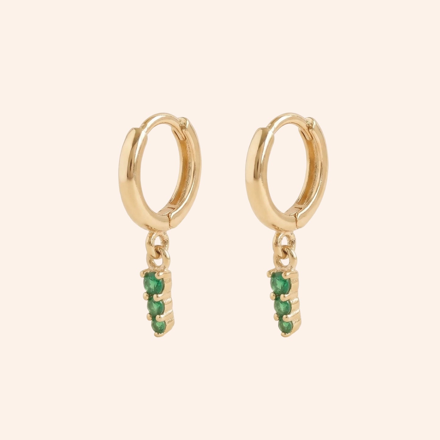 Mini Emelia Drop Hoops