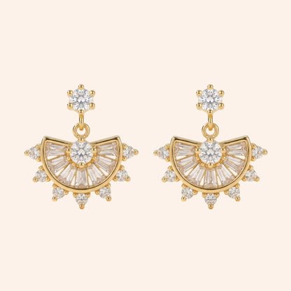 Sunburst Stud Earrings