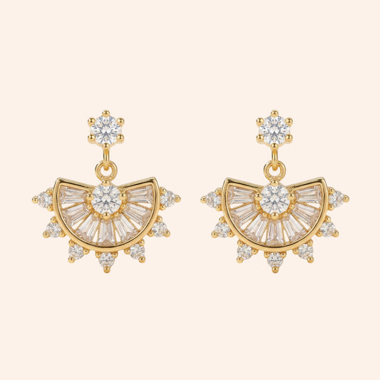 Sunburst Stud Earrings