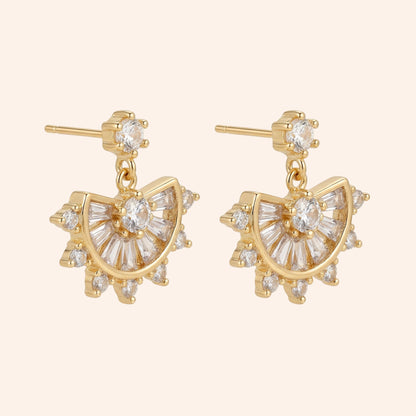 Sunburst Stud Earrings