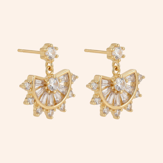 Sunburst Stud Earrings