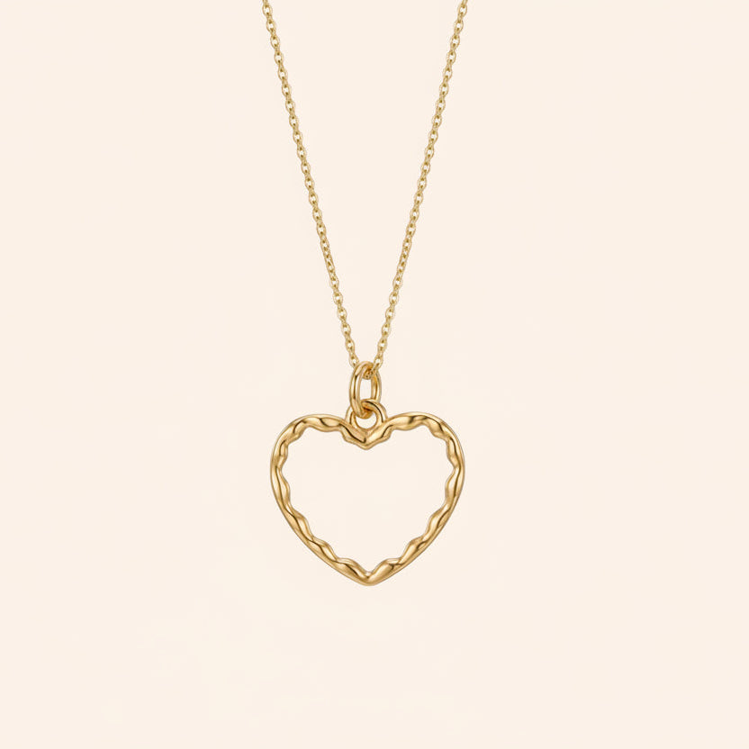 Design The Textured Heart Necklace