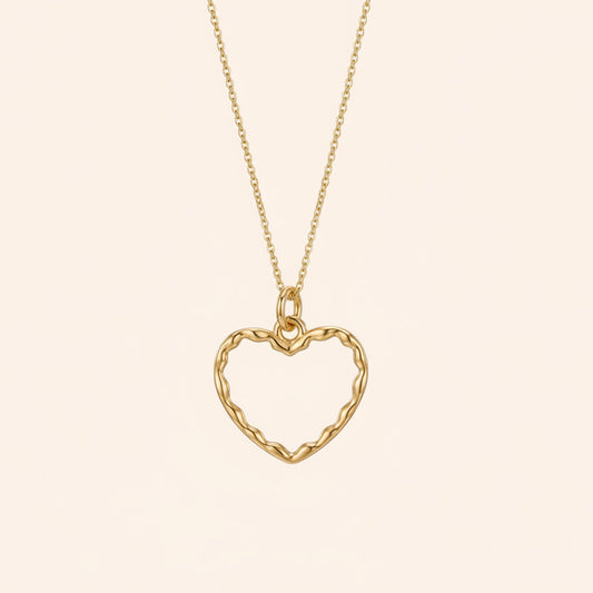 Design The Textured Heart Necklace