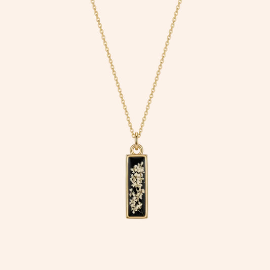The Black Rectangle Necklace