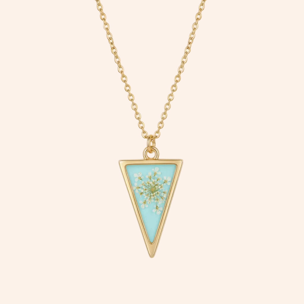 The Blue Triangle Necklace