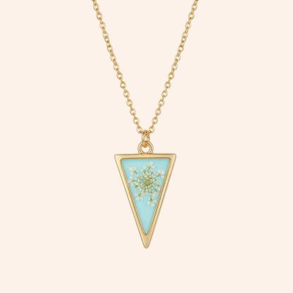 The Blue Triangle Necklace