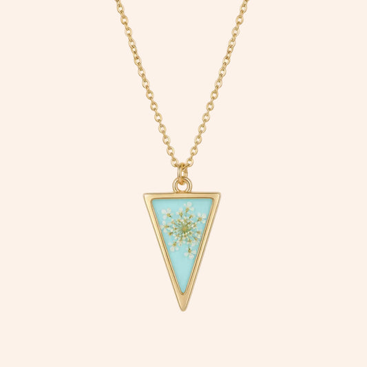 The Blue Triangle Necklace