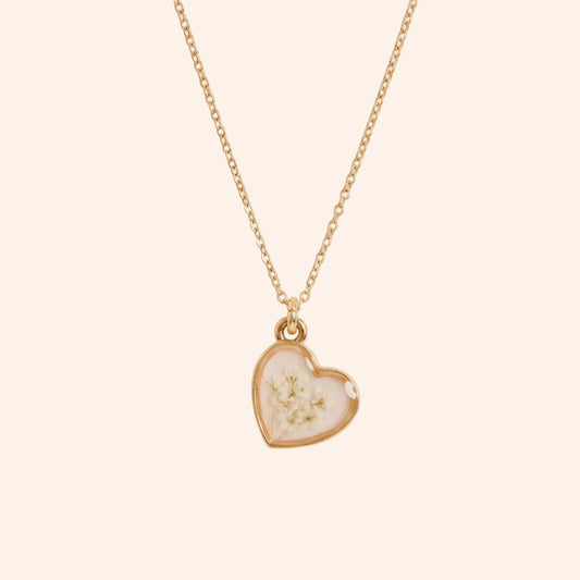 The Pink Heart Necklace