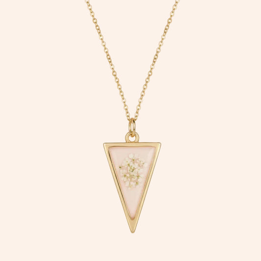 The Pink Triangle Necklace