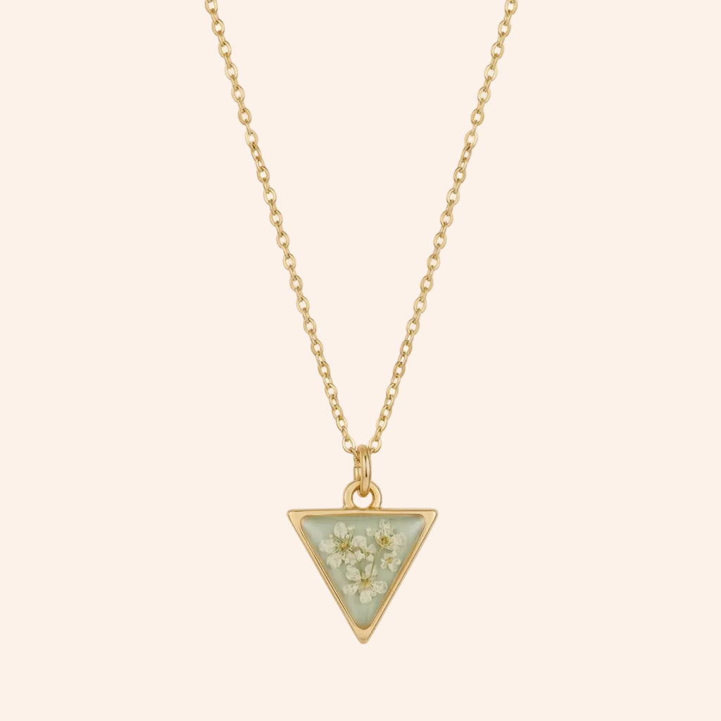The Sage Mini Triangle Necklace