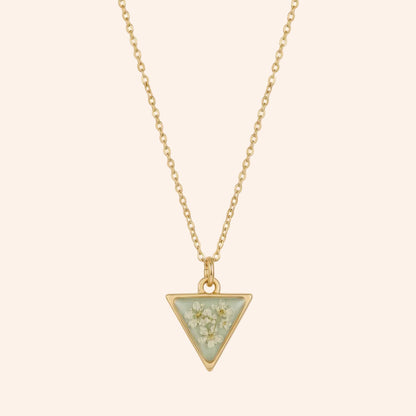 The Sage Mini Triangle Necklace