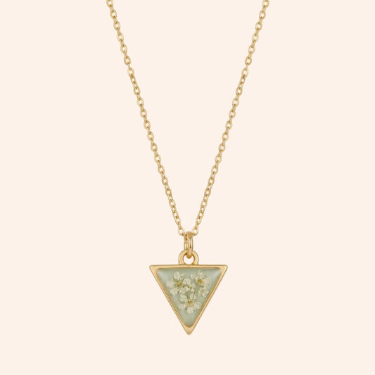 The Sage Mini Triangle Necklace